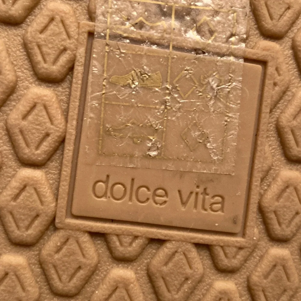 Dolce Vita Gold Perforated Loafers - Picture 4 of 9